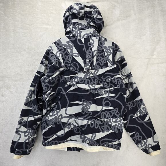 WESC Hooded Jacket Mens Medium Lester Lasso AOP Y2K Snowboard Skater Vintage - Picture 14 of 16